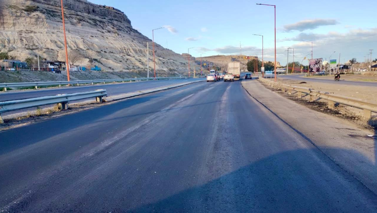 Vialidad Nacional culminó tareas iniciadas meses atrás sobre ruta 22.
