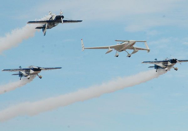 La magia se adueñó del cielo allense