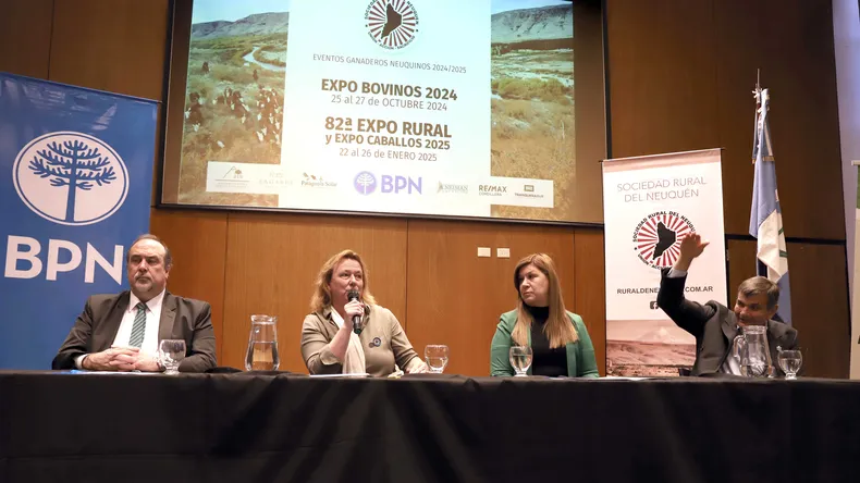 La SRN presentó sus eventos ganaderos en la torre del BPN.  Foto: Claudio Espinoza.