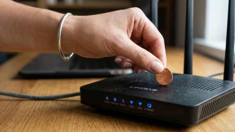 El truco viral para mejorar el WiFi con una moneda: cómo funciona.