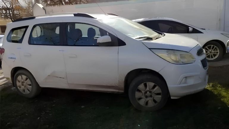 La camioneta Chevrolet Spin de la Senaf