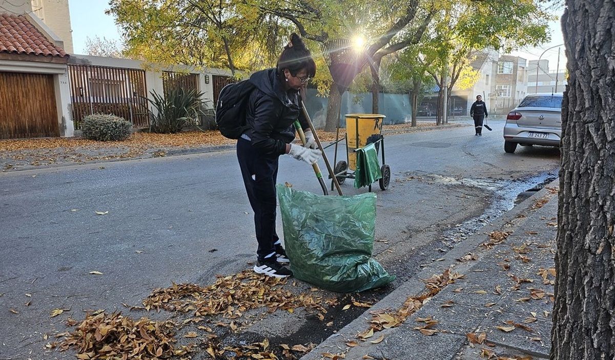 El Municipio de Cipolletti activó un plan intensivo de recolección en la ciudad. Foto: Gentileza.