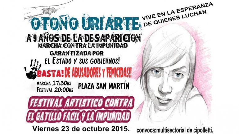 Otoño Uriarte desapareció el 23 de octubre de 2006.