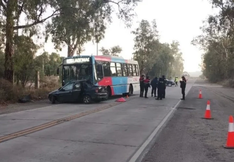 Quiso esquivar un perro, chocó contra un colectivo y murió
