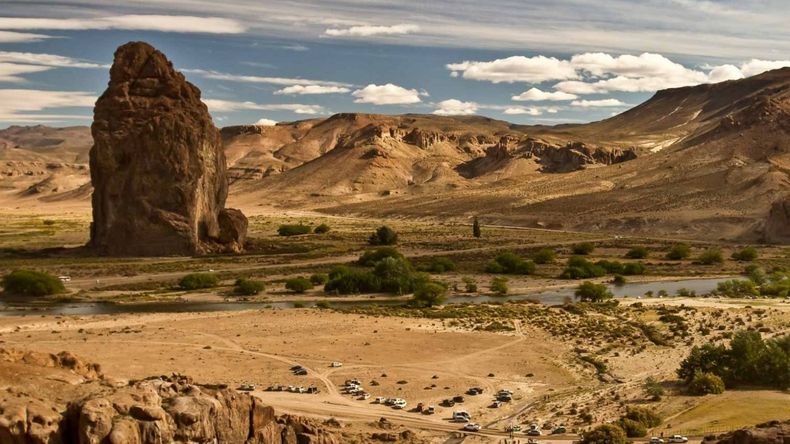 Área Natural Protegida Piedra Parada, en Chubut.