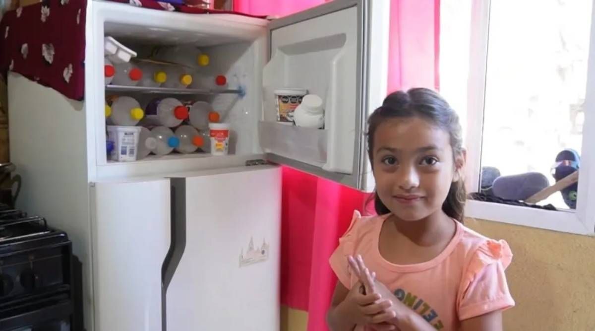 La nena que sueña con viajar a Las Grutas y conocer el mar.