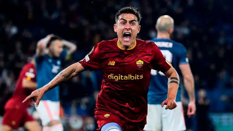 El golazo de Dybala para encaminar la remontada de la Roma