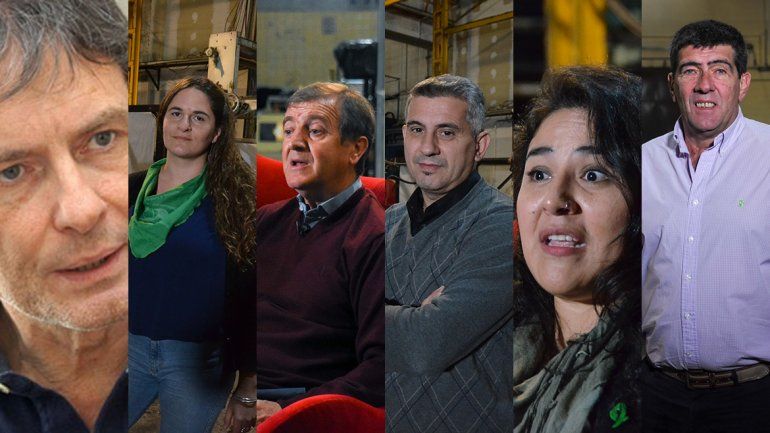 Los candidatos a intendente de la ciudad, juntos en un debate caliente