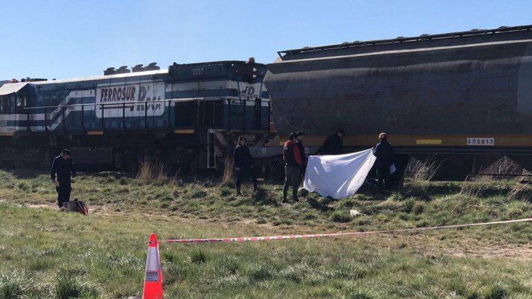Murió arrollado por el tren