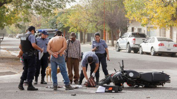 Los motochorros habían sido atrapados el martes por la tarde.