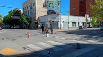 comenzo un recambio cloacal en pleno centro de cipolletti y hubo interrupcion del transito