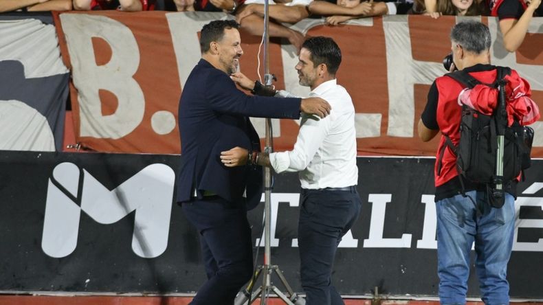 El Ogro Fabbiani y Fernando Gago