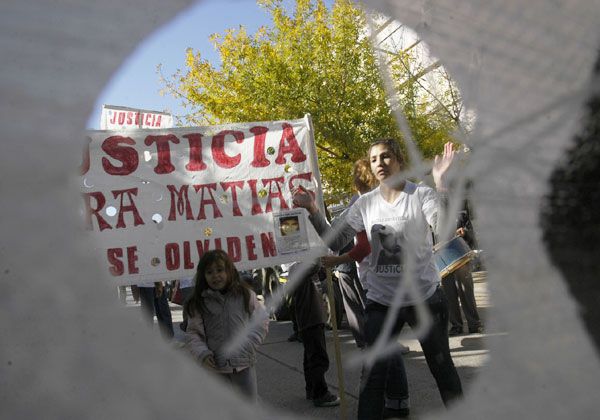 Marcha de familiares de Sepúlveda