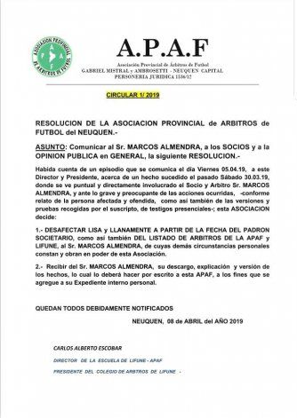 Don Pedro: echaron a un árbitro por abuso sexual de una jueza de línea menor de edad