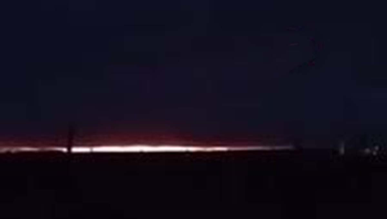 Las luces en el Cielo de Cinco Salto que dieron qué hablar.