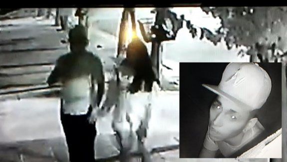 Robó una cámara de seguridad y quedó todo grabado