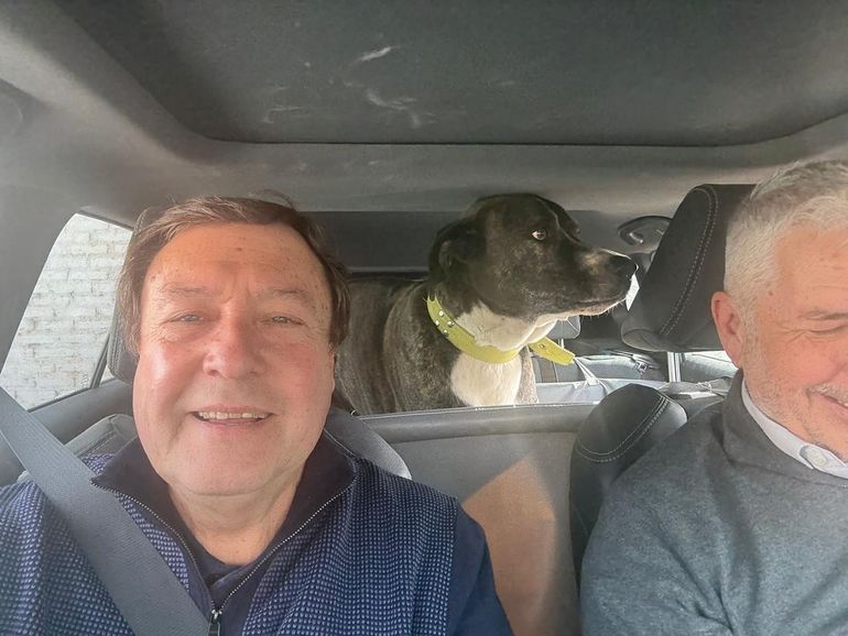 Luis Albrieu y el gobernador Alberto Weretilneck. 