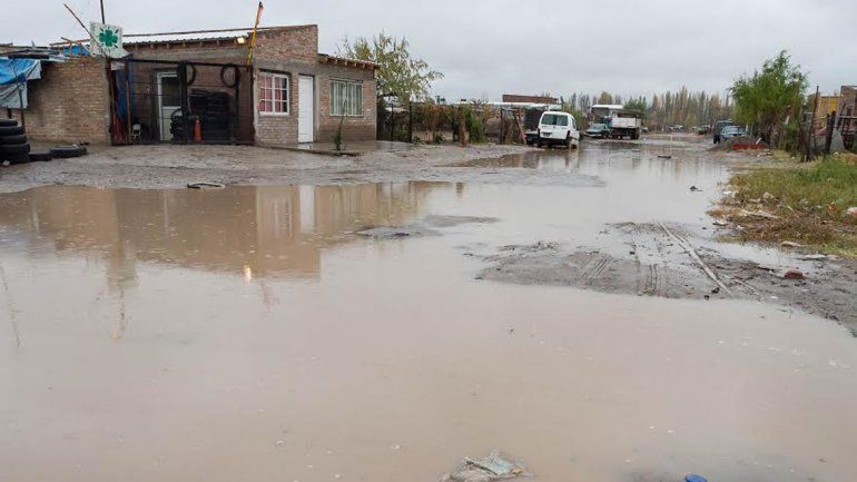 En las recientes precipitaciones