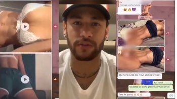 neymar mostro las fotos que intercambio con la presunta victima
