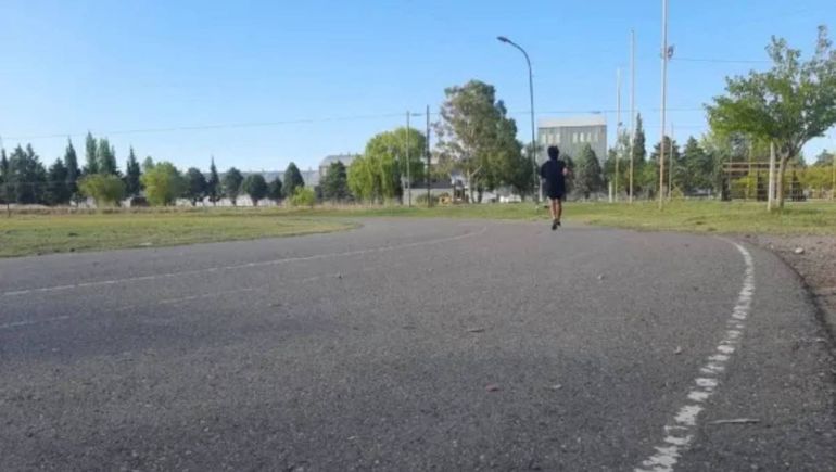 La pista de atletismo que albergará la competencia.