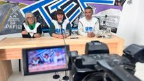 La conferencia de prensa de Unter se realizó este lunes en General Roca.