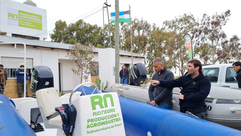 Inauguran la primera etapa de la obra del edificio de Piscicultura en el Lago Pellegrini