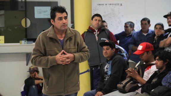 El dirigente Meza seguirá planteando las reivindicaciones laborales.