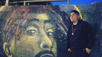 Diego Décima, más conocido como Negrazo 1008, rapero de Comodoro Rivadavia.