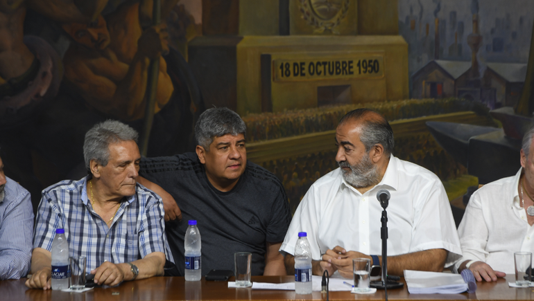 El triunvirato de la CGT: Daer