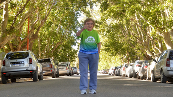 María, a punto de cumplir 98 años, competirá en La Corrida de Cipolletti. ¡Genia!