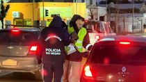 Policías de Toxicomanía participaron en el control de tránsito realizado en Choele Choel y con ayuda de un perro entrenado, encontraron marihuana.&nbsp;