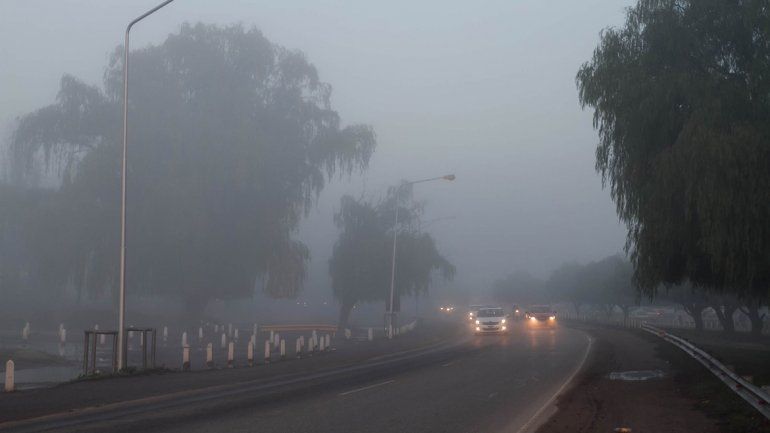 Precaución por bancos de niebla en las rutas de la región