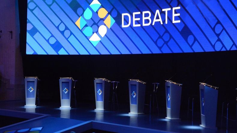 El debate presidencial tendrá dos ediciones en octubre.