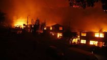 catastrofe en chile: el fuego esta imparable y ya son 99 las victimas fatales