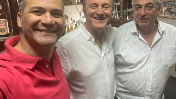 Tortoriello junto al diputado provincial de Juntos por el Cambio, Juan Martín y Vargas.