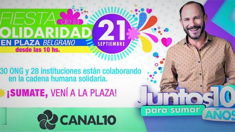 Todo listo para la fiesta solidaria más grande del país