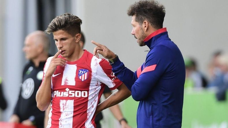 Giuliano y el Cholo Simeone