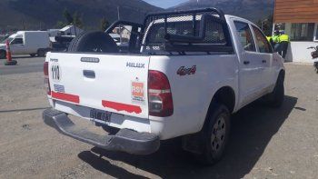 funcionario manejaba camioneta con pedido de secuestro