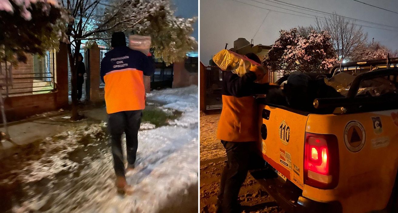 Protección civil trabajó el sábado y también lo hace este domingo.