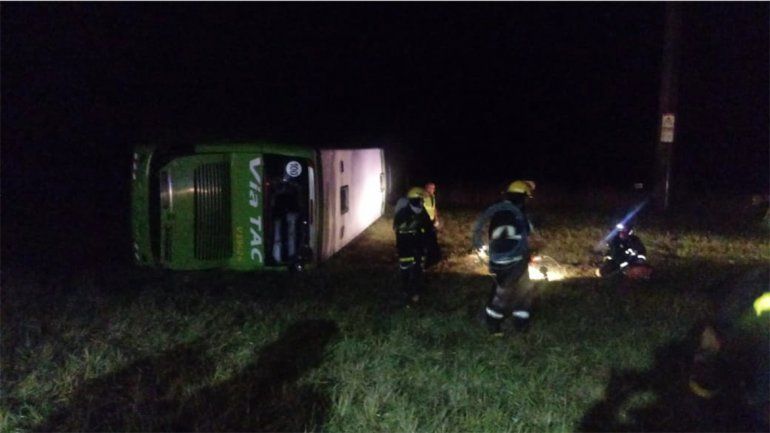 Una neuquina murió en el vuelco de un colectivo cerca de Miramar