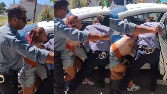 Escándalo en la calle por medio cigarrillo de marihuana
