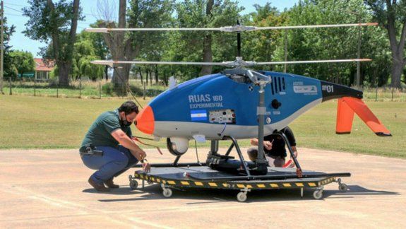 Invap creó un mini-helicóptero no tripulado que es furor