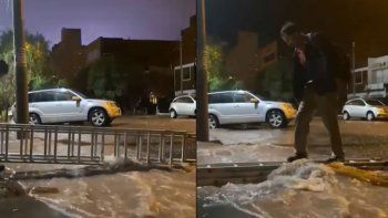 imagenes: asi golpeo la tormenta a neuquen
