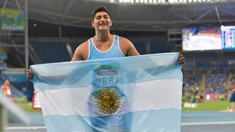 Hernán Urra obtuvo la medalla de plata en lanzamiento de bala