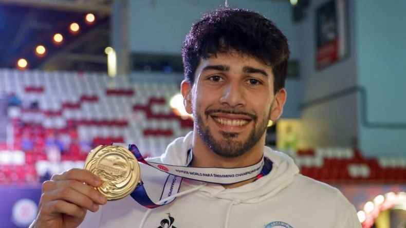 Iñaki Basiloff no para: Oro y Plata en el Mundial de para natación