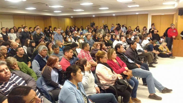 La sentencia contra los policías se leyó en una sala colmada.