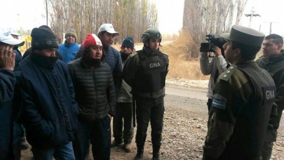 La Gendarmería liberó la 22 tras un par de horas de piquete.