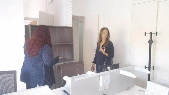 La jueza del STJ recorrió las nuevas oficinas y analizó los cambios.