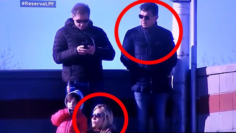 Gallardo se mostró con su esposa, ¿se separó de Alina Moine?