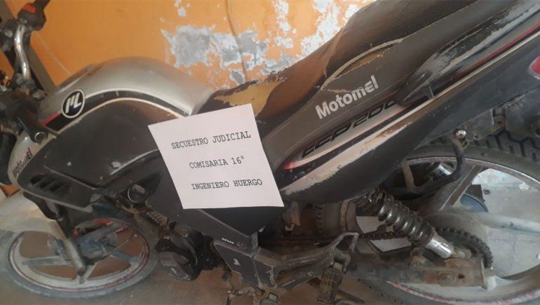 Recuperaron una moto buscada desde el 2014